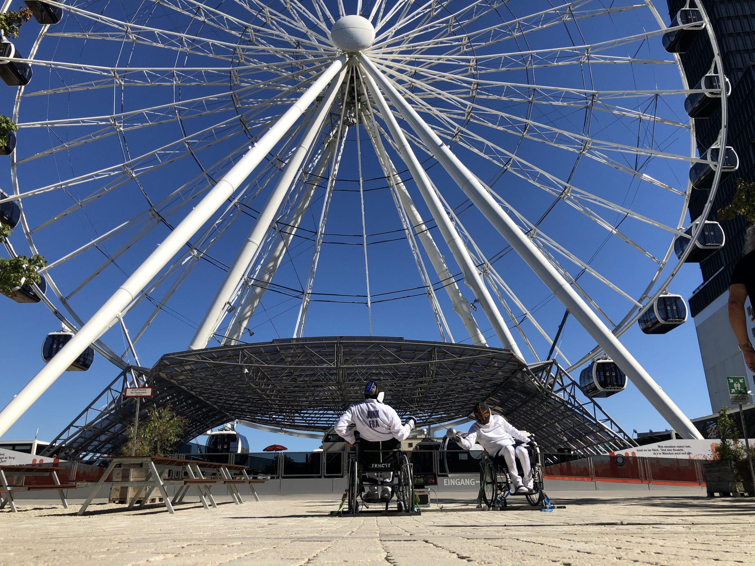 Rollstuhlfechten wheelchair fencing München